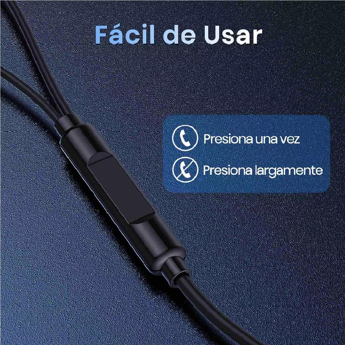 AUDIFONOS/AURICULARES CON CABLE 3.5MM 1HORA
