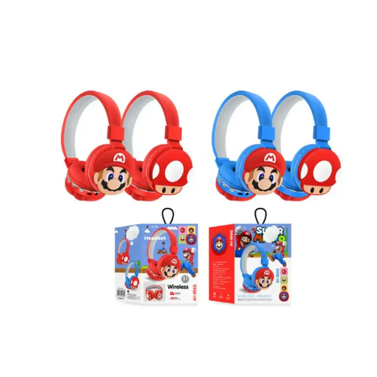 AUDIFONOS BLUETOOTH MARIO BROS