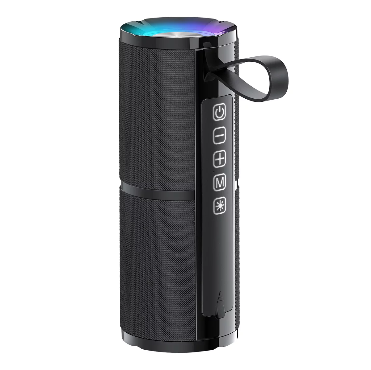 BOCINA CILINDRO PORTATIL RGB 1HORA