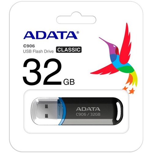 MEMORIA USB 32GB C906 NEGRA ADATA