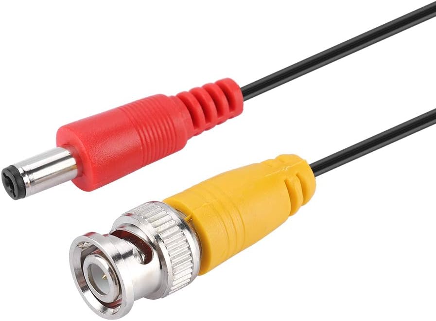 CABLE BNC PARA CAMARAS DE SEGURIDAD 18 METROS - 2.1MM DC