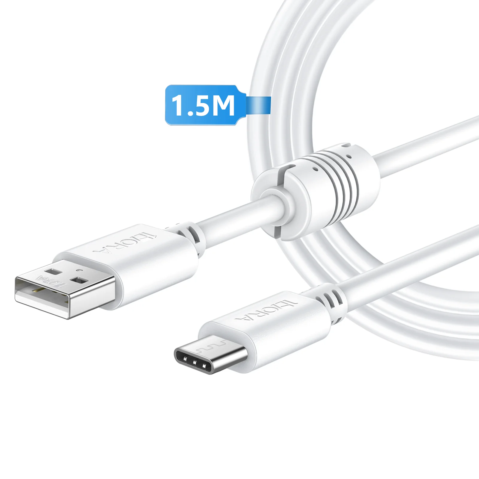CABLE USB TIPO C USO RUDO 1.5 MTS