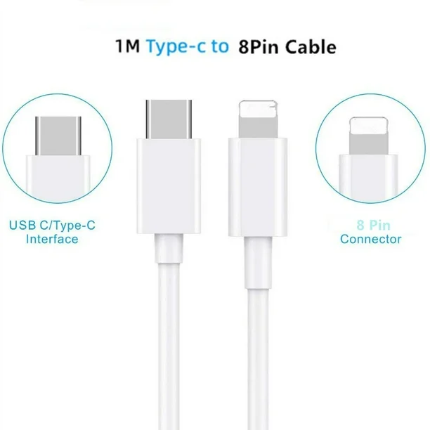 CARGADOR TIPO CLON DE CARGA RAPIDA PARA DISPOSITIVOS APPLE