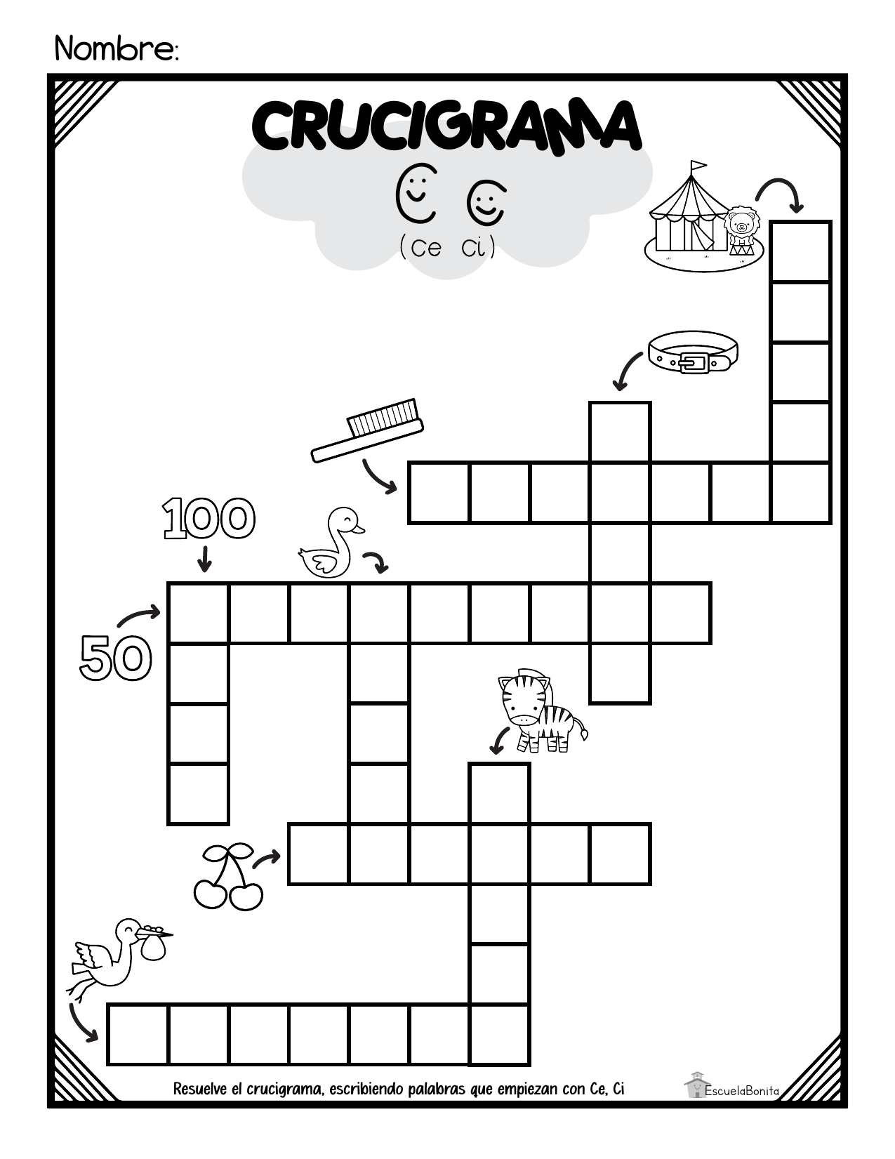 CRUCIGRAMAS DE EL ABECEDARIO