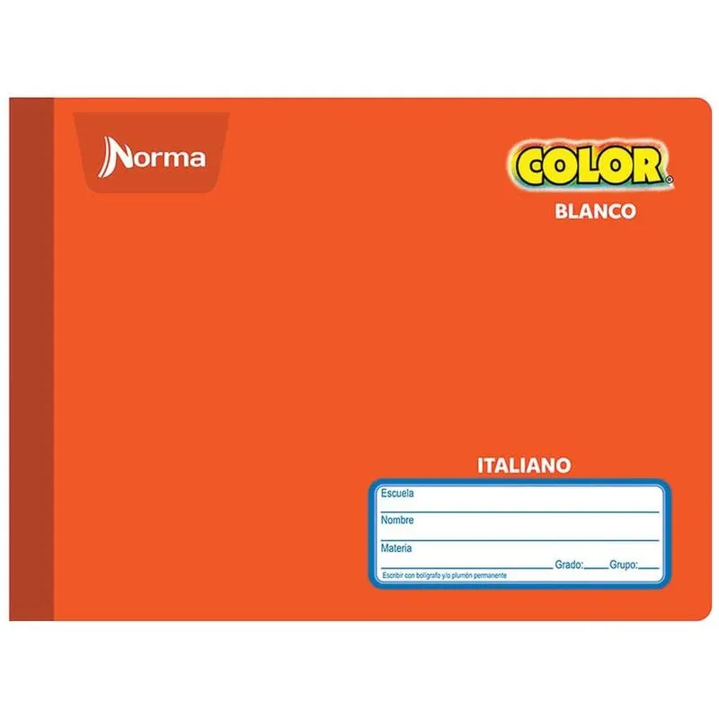 CUADERNO ITALIANO DIBUJO NORMA