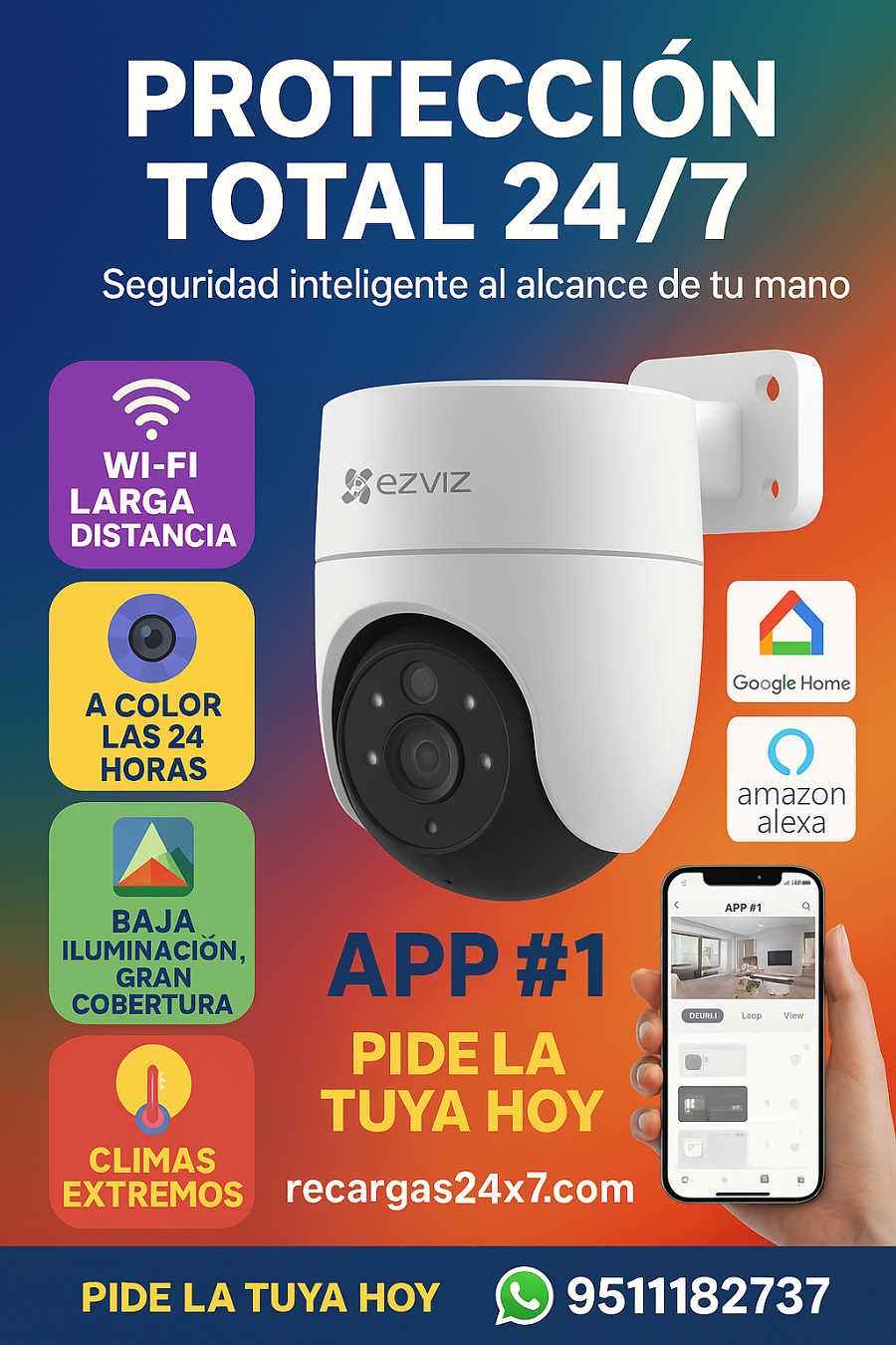 CÁMARA PTZ CS-H8C PT EZVIZ