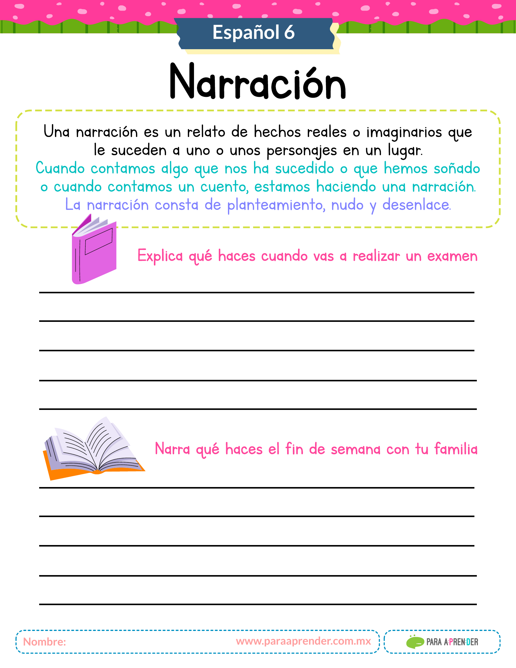 GUIA DE REPASO 6 DE PRIMARIA