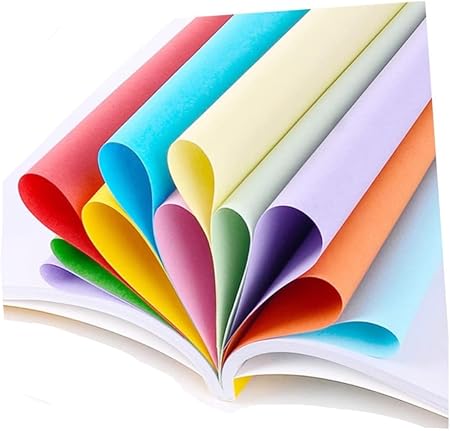 PAQUETE DE 100 HOJAS DE COLORES TAM CARTA