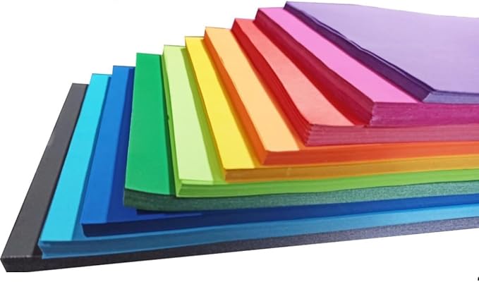 PAQUETE DE 100 HOJAS DE COLORES TAM CARTA