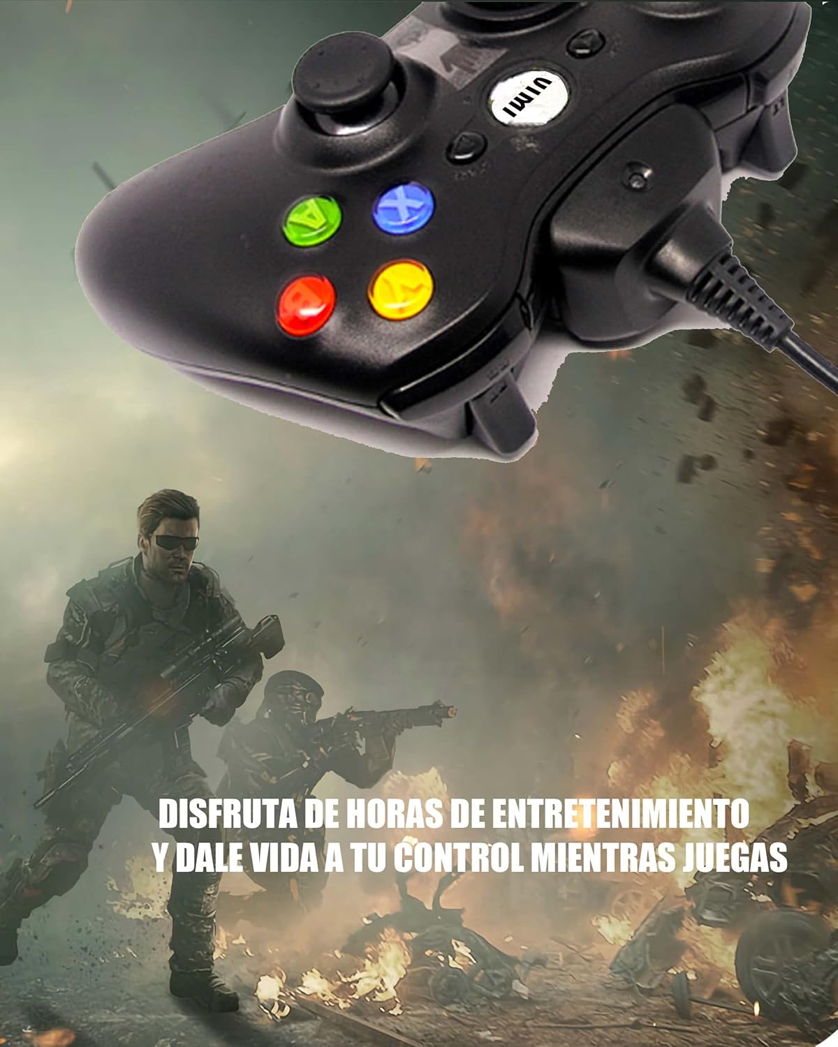 KIT CARGA Y JUEGA PARA CONTROL XBOX 360