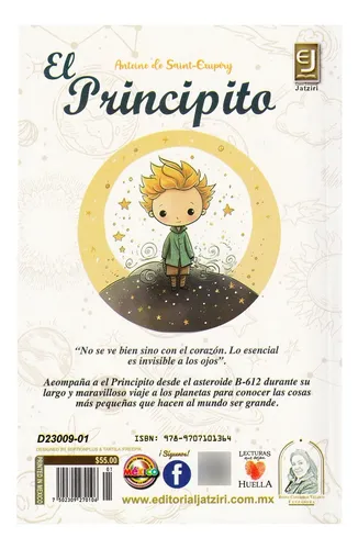 EL PRINCIPITO, DE ANTONIE DE SAINT-EXUPÉRY EDITORIAL JATZIRI