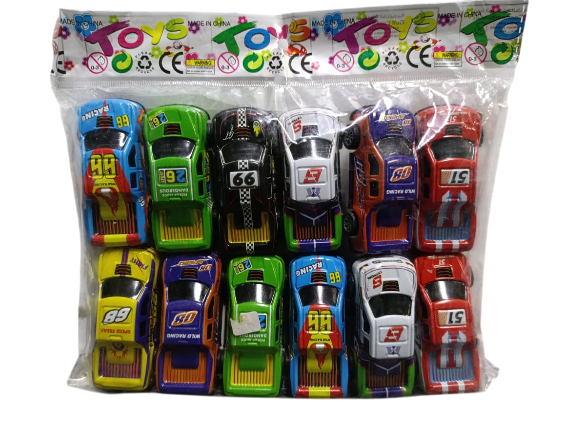 PAQUETE DE CARRITOS CON 12 PIEZAS