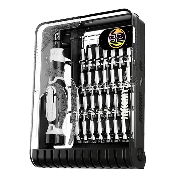 KIT DE DESARMADOR CON PUNTAS JAKEMY JM-8189 32 PUNTAS