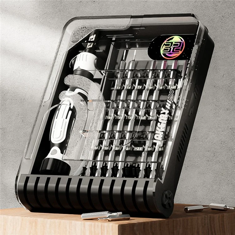 KIT DE DESARMADOR CON PUNTAS JAKEMY JM-8189 32 PUNTAS