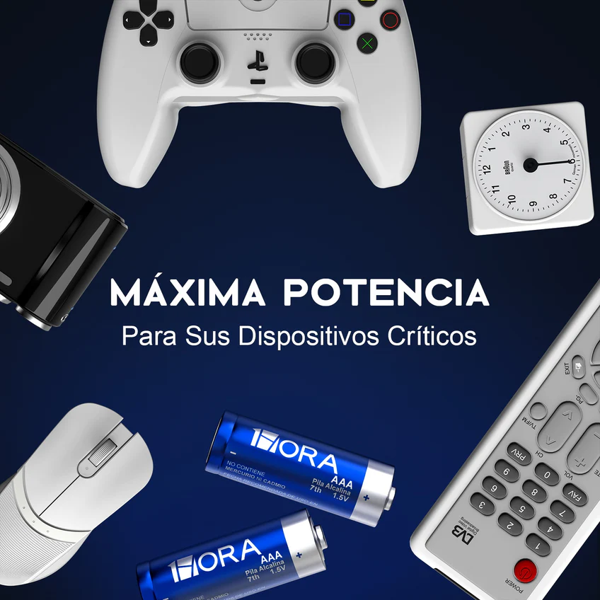 PAQUETE DE 4 PILAS ALCALINAS AAA