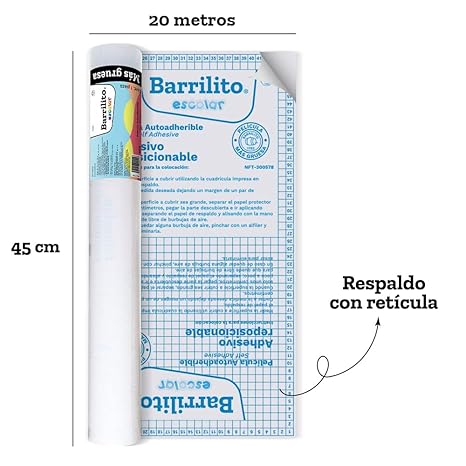ROLLO DE CONTACT CON 20 METROS BARRILITO