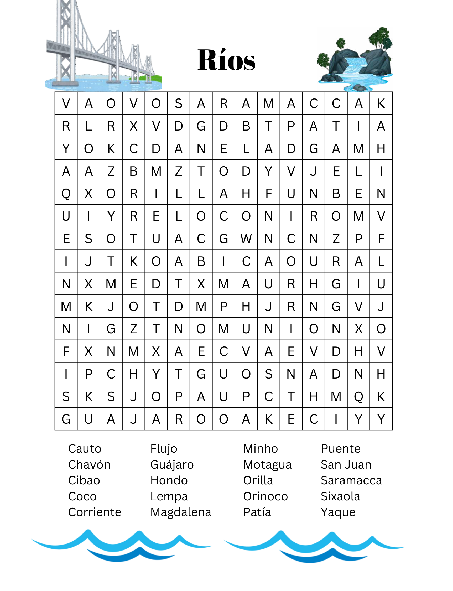 SOPA DE LETRAS CON IMAGENES