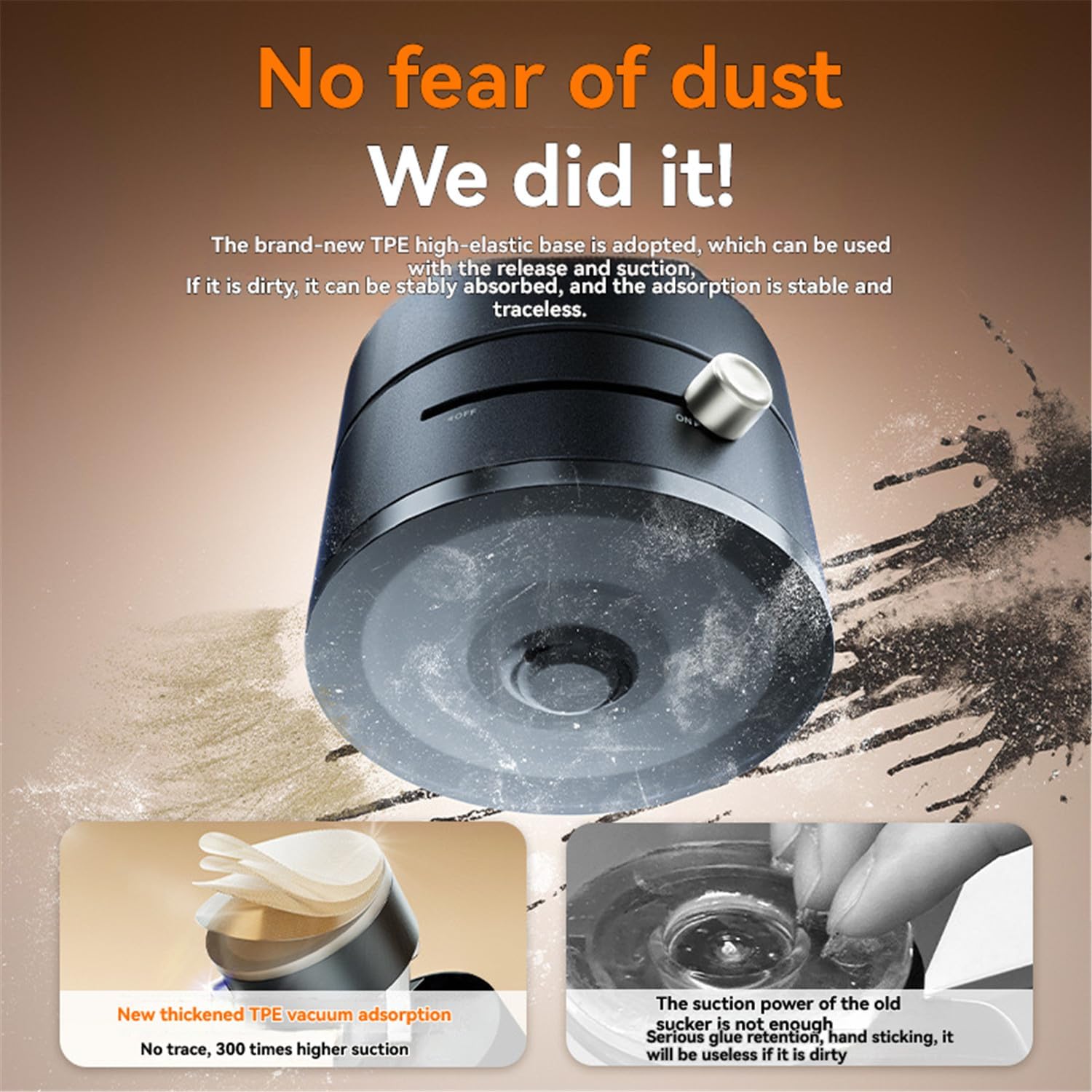 SOPORTE PARA TELÉFONO MÓVIL CON VENTOSA PARA AUTO