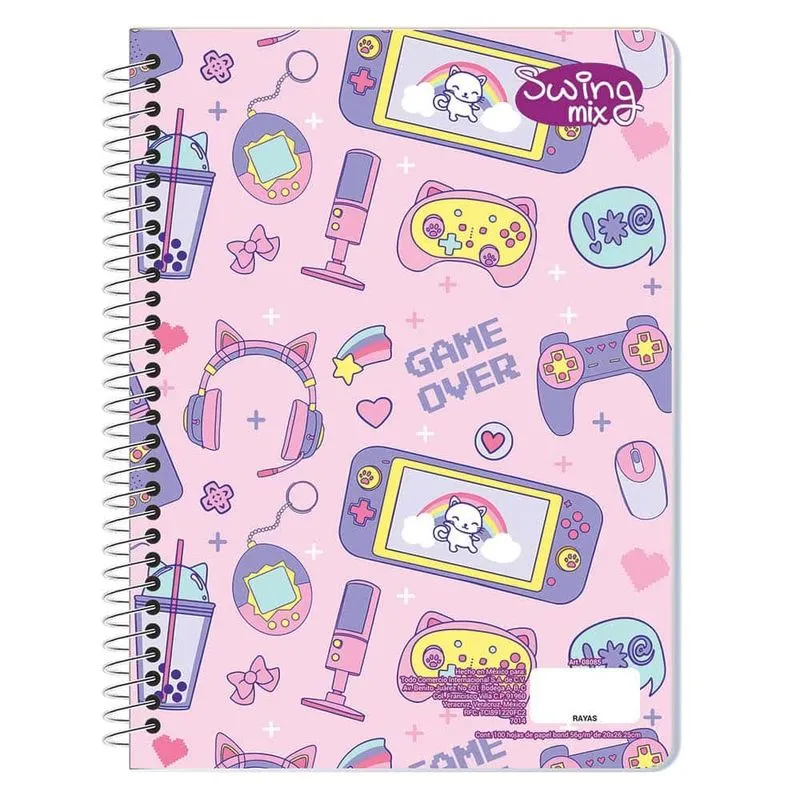 LIBRETA PROFESIONAL DE 100 HOJAS RAYA