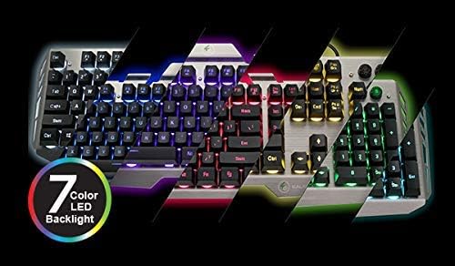TECLADO DE ALUMINIO PARA JUEGOS IOGEAR KALIBER GAMING