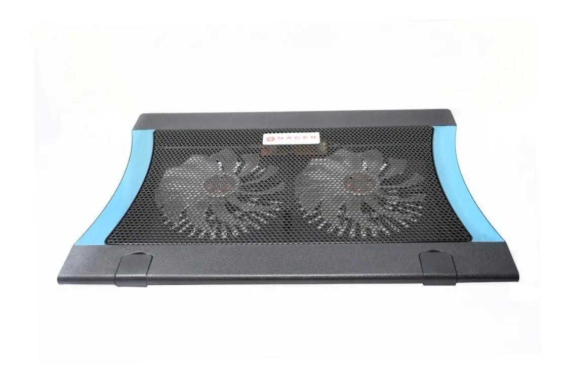 BASE ENFRIADORA 2 VENTILADORES NACEB PARA LAPTOP DE 12-17 PLGS
