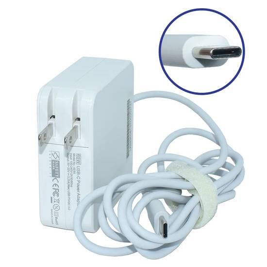 CARGADOR PARA LAPTOP PUNTA USB C 65W 5-20V/3.25A