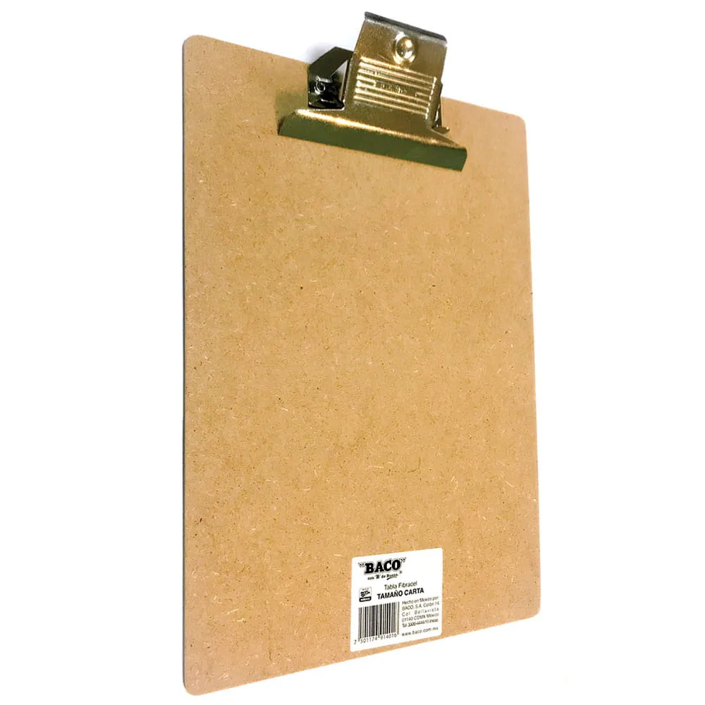 TABLA DE FIBRACEL TAM CARTA