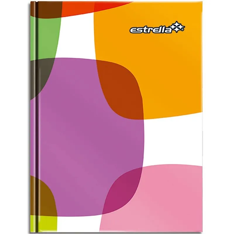 LIBRETA APUNTES 1/8 PASTA DURA 96H ESTRELLA RAYA