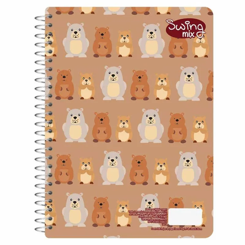 LIBRETA PROFESIONAL DE 100 HOJAS DOBLE RAYA