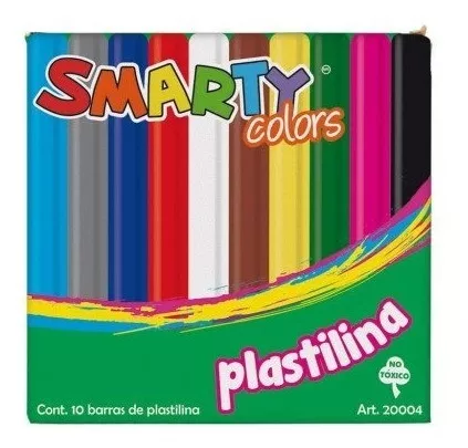 CAJA PLASTILINA CON 10 COLORES